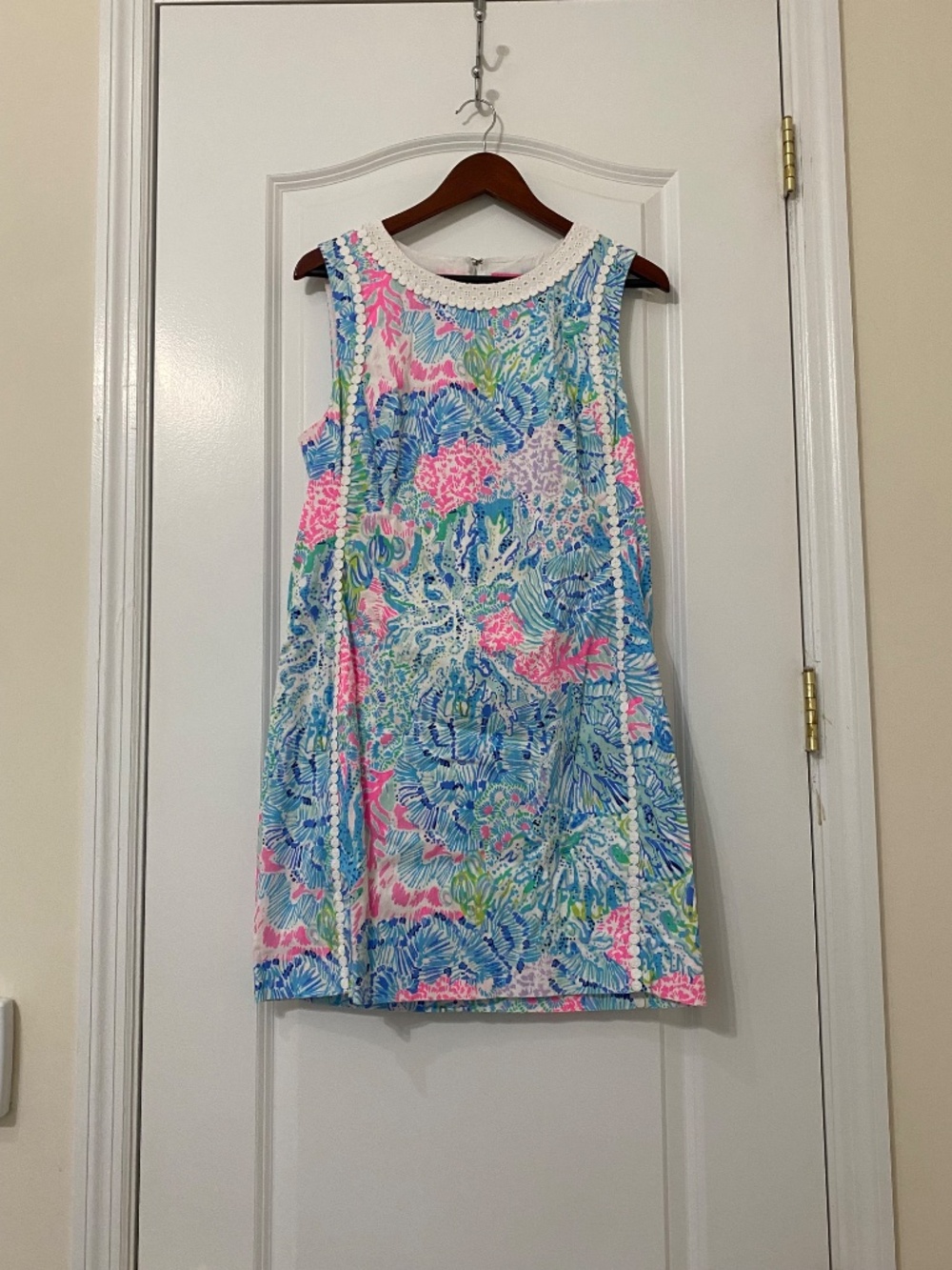 Lilly Pulitzer Mila Stretch Shift - Coral - Picture 2 of 3